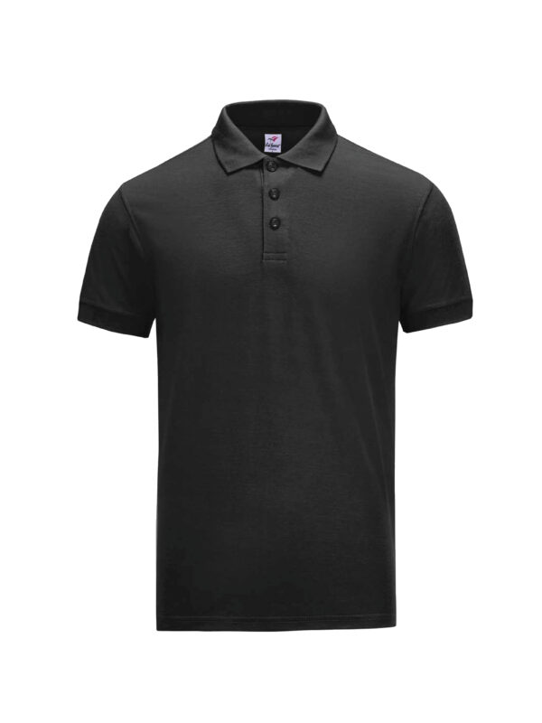 L01-01 Black - Honeycomb - Classic Polo 210gsm