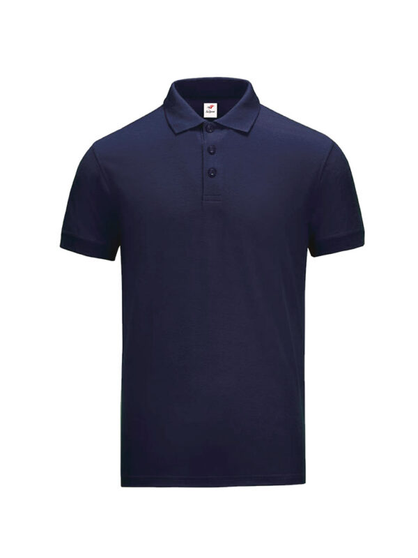 L01-02 Navy - Honeycomb - Classic Polo 210gsm