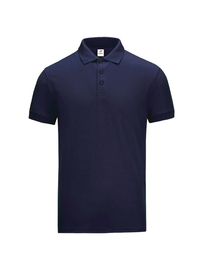 L01-02 Navy - Honeycomb - Classic Polo 210gsm