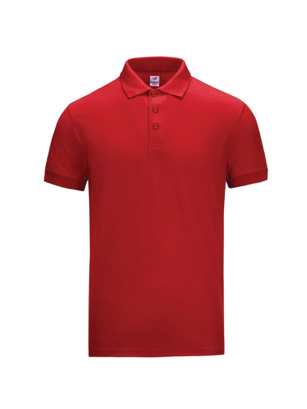 L01-03 Red - Honeycomb - Classic Polo 210gsm