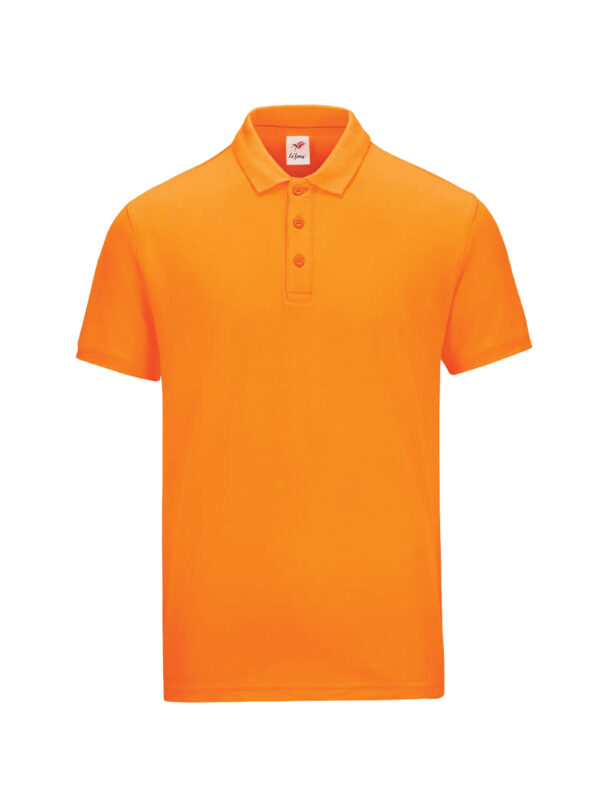 L01-06 Orange - Honeycomb - Classic Polo 210gsm
