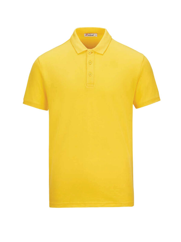 L01-10 Yellow - Honeycomb - Classic Polo 210gsm