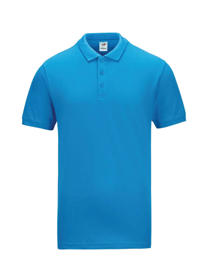 L01-17 Sea Blue - Honeycomb - Classic Polo 210gsm