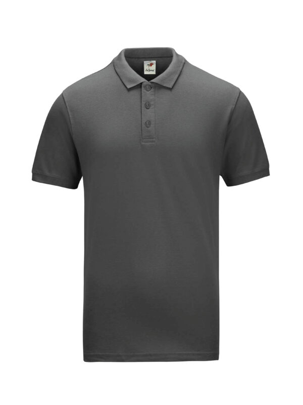 L01-19 Grey - Honeycomb - Classic Polo 210gsm