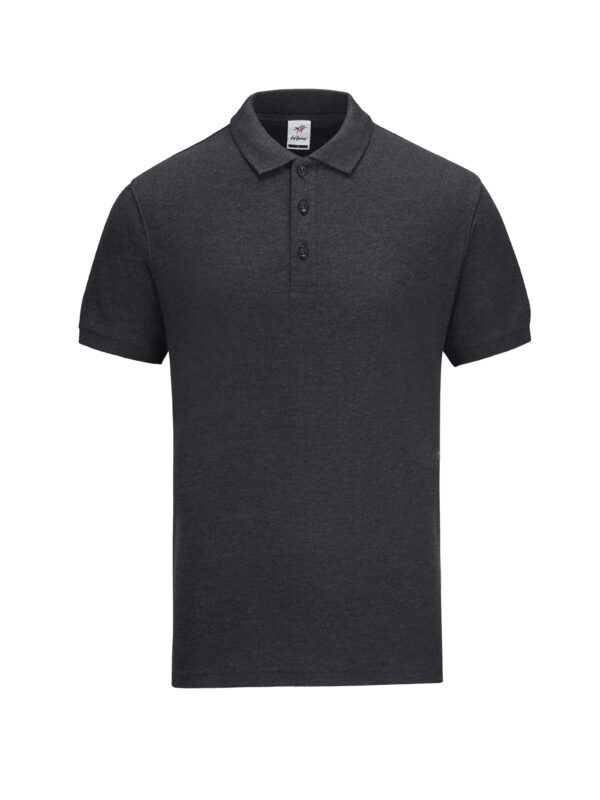 L01-34 Dark Melange - Honeycomb - Classic Polo 210gsm
