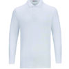 L02-00 White - Honeycomb Classic Polo - Long Sleeved 210gsm