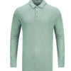 L02-09 Melange - Honeycomb Classic Polo - Long Sleeved 210gsm