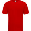RC01-03 Red - Tubular Round Neck - Classic Cotton 160gsm