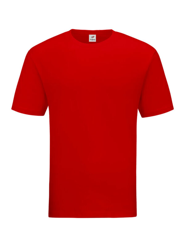 RC01-03 Red - Tubular Round Neck - Classic Cotton 160gsm
