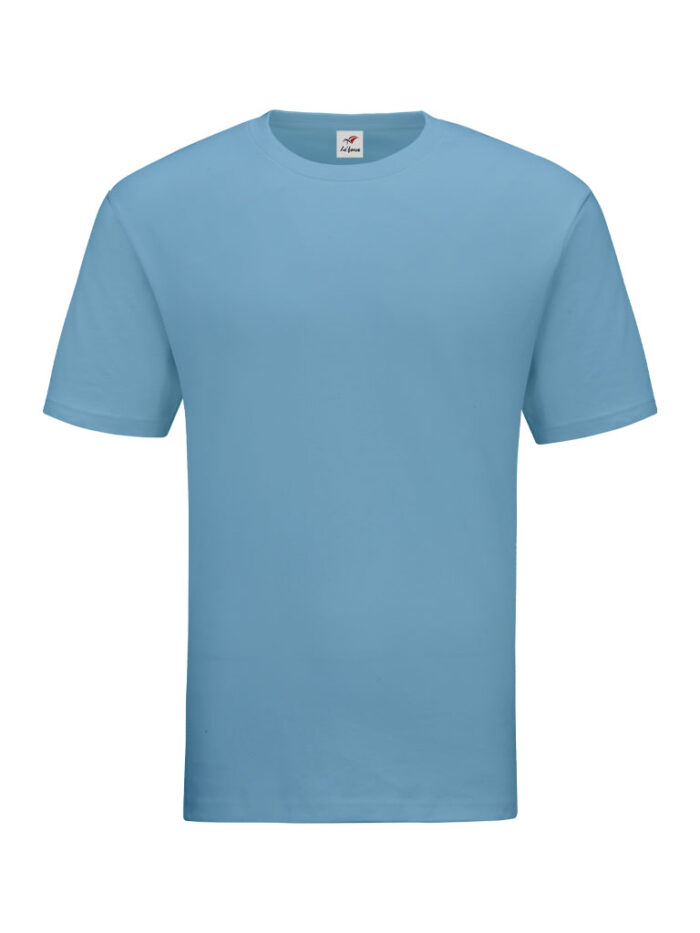 RC01-14 Light Blue - Tubular Round Neck - Classic Cotton 160gsm