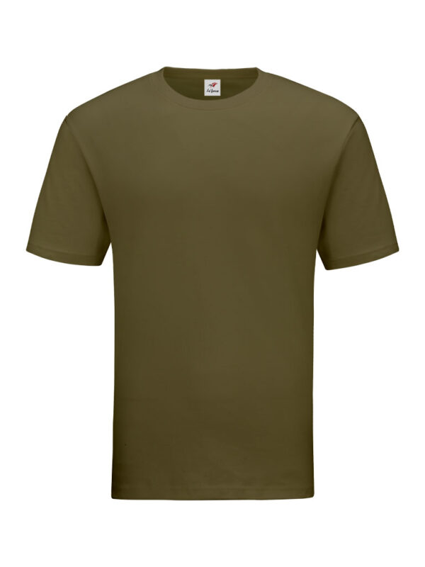 RC01-22 Army Green – Tubular Round Neck – Classic Cotton 160gsm