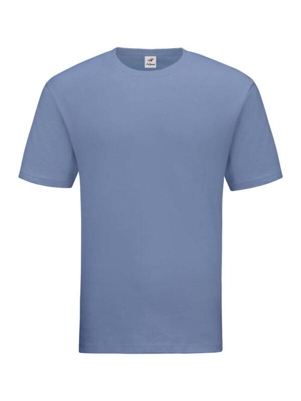 RC01-49 Provence Blue - Tubular Round Neck - Classic Cotton 160gsm