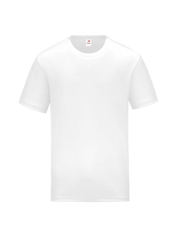 RM01-00 White – Microfiber Round Neck - Dry Fit 160gsm