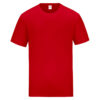 RM01-03 Red - Microfiber Round Neck - Dry Fit 160gsm