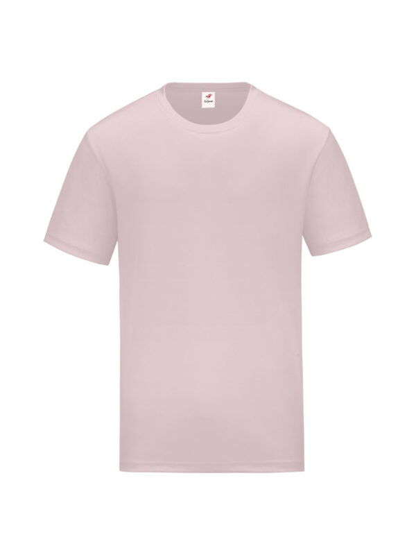 RM01-16 Light Pink - Microfiber Round Neck - Dry Fit 160gsm