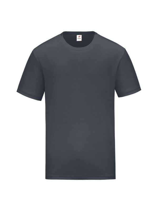 RM01-25 Dark Grey - Microfiber Round Neck - Dry Fit 160gsm