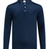 M2400-02 Navy - Microfiber Polo Long Sleeved - Dry Fit 160gsm
